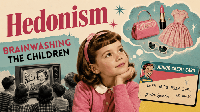 Hedonism: Brainwashing the Children [Planned Obsolescence Part 3 by Agent131711]