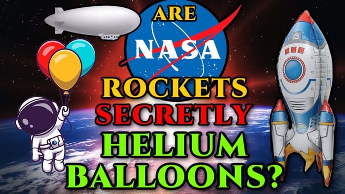 Are NASA Rockets Secretly Balloons? Space Ships or Helium Blimps?