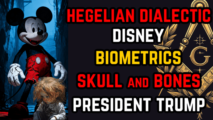 Biometrics, Freemasons, Hegelian Dialectic & President Trump: Sound of Freedom PART 3 by Agent131711