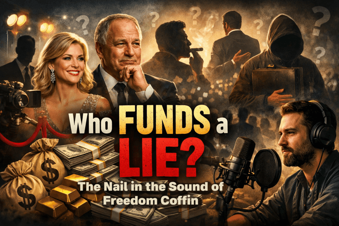 Who FUNDS a LIE? Nailing the Coffin Shut [Sound of Freedom: FINAL CHAPTER - Agent131711]