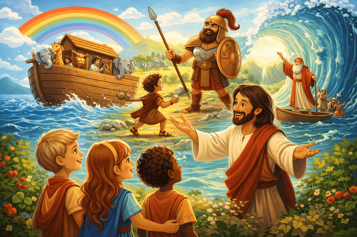 Bible Stories for Kids: Inspiring Faith and Life Lessons