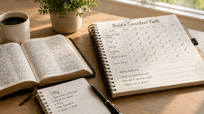 How to Stay Consistent in Faith: Biblical Habits That Help You Grow