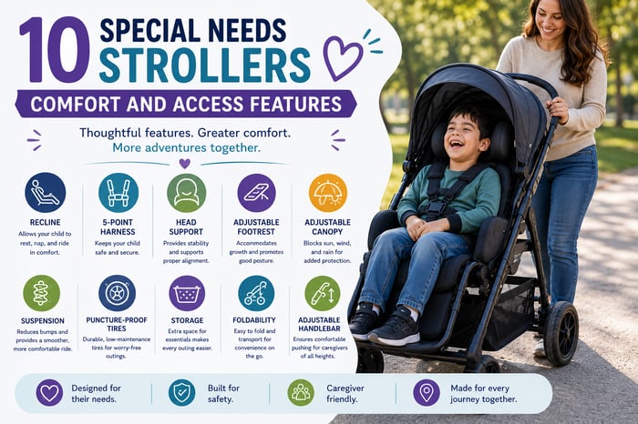 10 Special Needs Strollers Comfort and Access Features