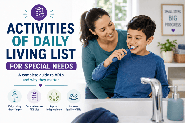 Activities of Daily Living List for Special Needs