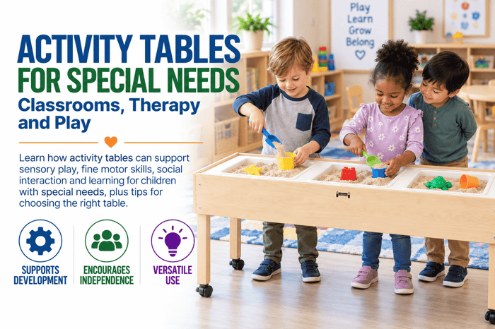 Activity Tables for Special Needs Classrooms