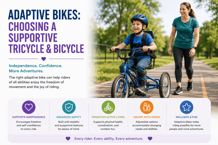 Adaptive Bikes Choosing A Supportive Tricycle and Bicycle