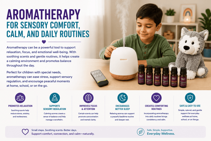 Aromatherapy for Sensory Comfort, Calm, and Daily Routines