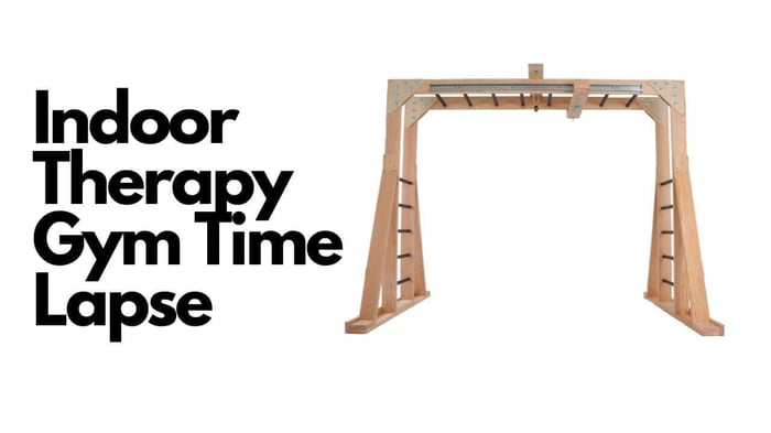 Assembling an Indoor Therapy Gym is easy! Check out this time lapse