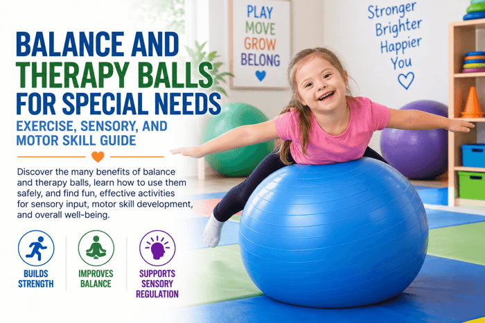 Balance and Therapy Balls for Special Needs Exercise, Sensory, and Motor Skill Guide