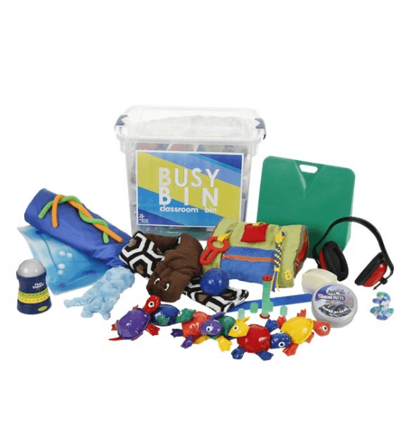 What's in the Busy Bin Classroom Sensory Kit from eSpecial Needs?