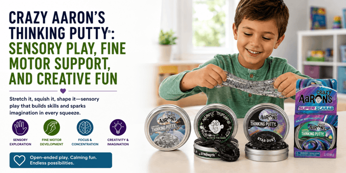 Crazy Aaron’s Thinking Putty For Sensory Play and Fun