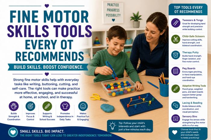 Fine Motor Skills Activities & Tools Every OT Recommends