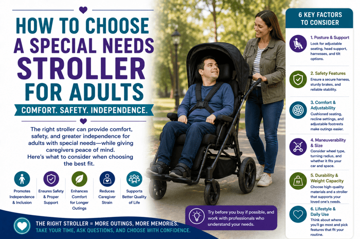 How to Choose a Special Needs Stroller for Adults