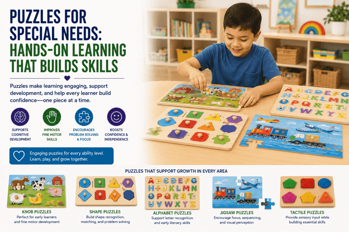 Puzzles for Special Needs Hands On Learning