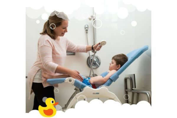 Rifton Blue Wave Bathing Chair and Bathing System