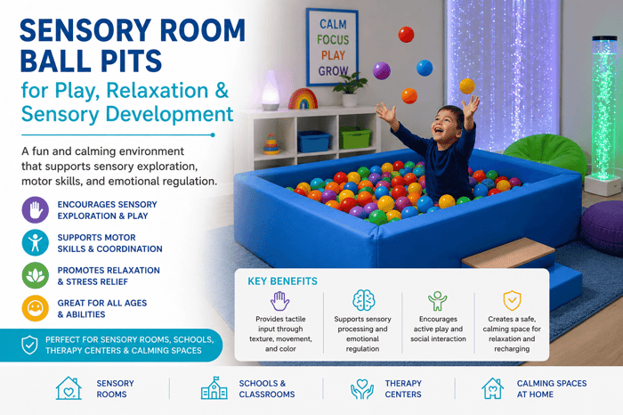 Sensory Room Ball Pits for Play, Relaxation, and Sensory Development