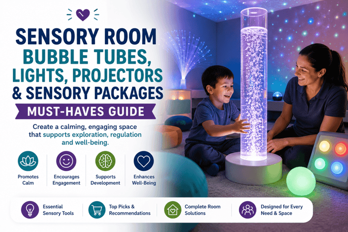 Sensory Room Bubble Tube, Projectors, Sensory Packages & Must Haves
