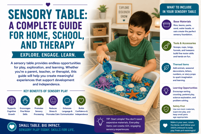 Sensory Table A Complete Guide for Home, School, and Therapy