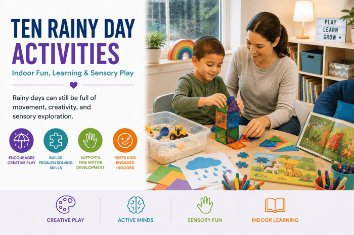 Ten Rainy Day Activities For Kids with Autism and Other Special Needs