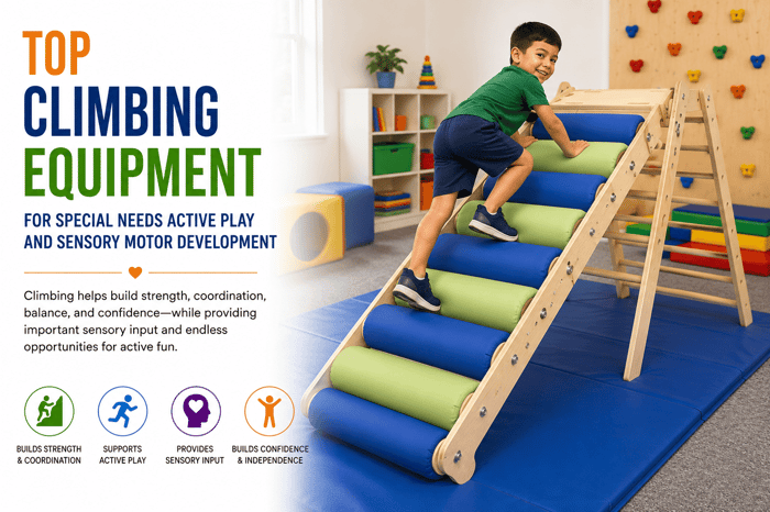 Top Climbing Equipment for Special Needs, Active Play, and Sensory Motor Development