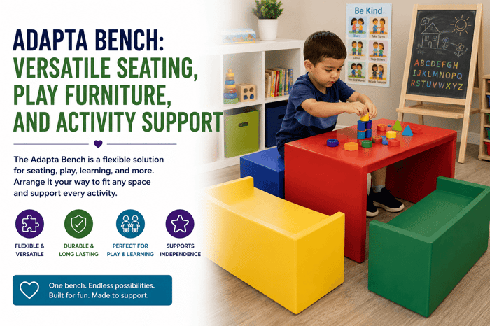 Versatile Adaptive Seating Play Furniture and Activity Support