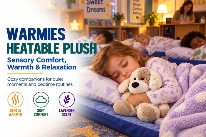 Warmies Heatable Plush for Sensory Comfort