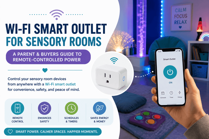 wi-fi smart outlet for sensory rooms