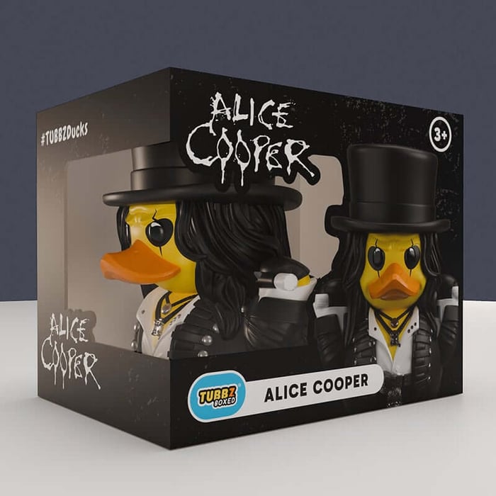 Alice Cooper TUBBZ Boxed Edition available from TUBBZ US