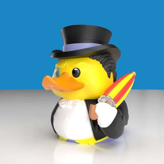 DC Comics Penguin TUBBZ Duck collectible inspired by the iconic Gotham villain available from TUBBZ USA