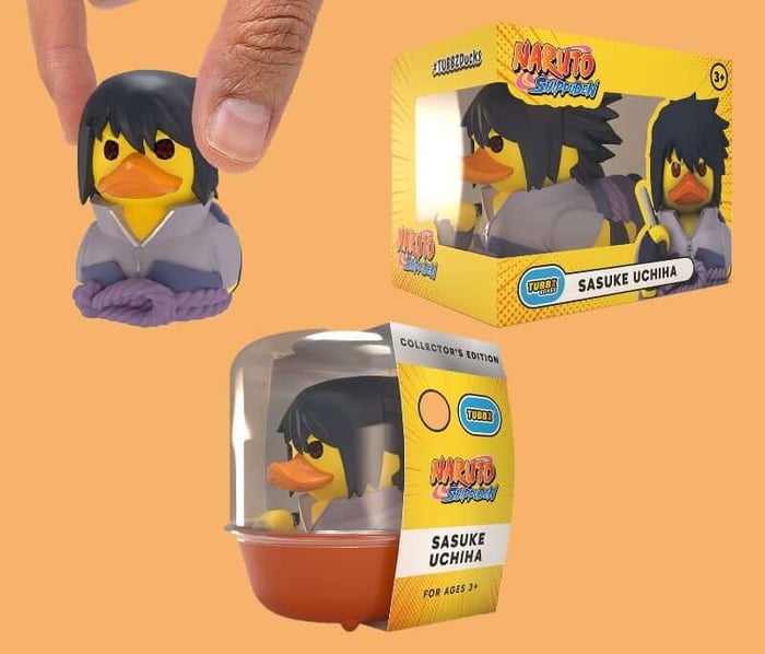Naruto Shippuden Sasuke Uchiha Boxed vs Mini vs Collectors TUBBZ