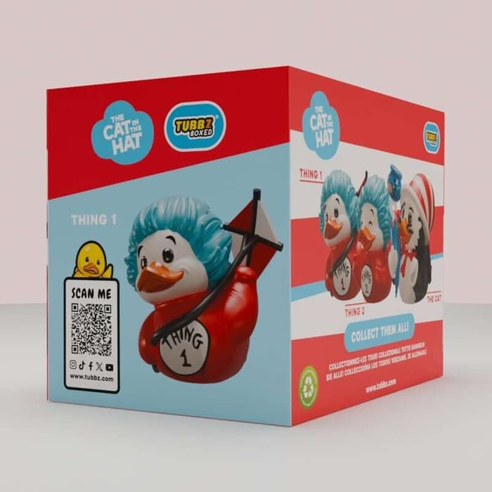 Thing 1 and Thing 2 available from TUBBZ UK