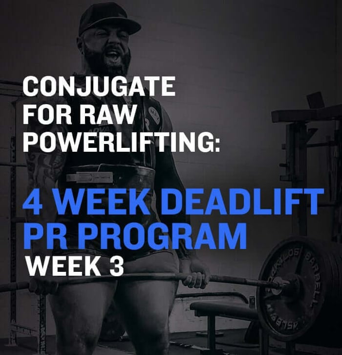 WSBB Blog: 4 Week Deadlift PR Plan - Week 3