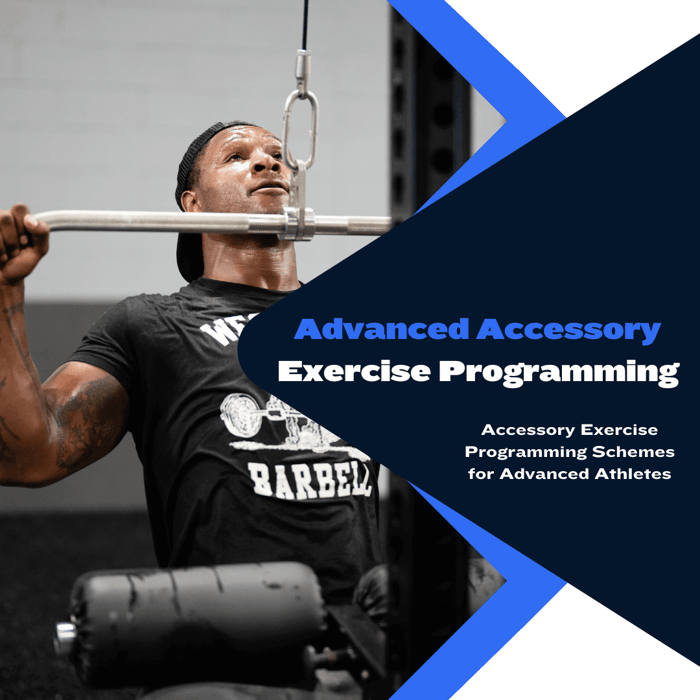 Starting Conjugate: Advanced Accessory Exercise Programming