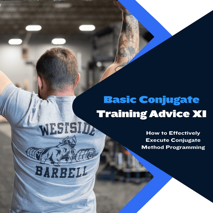 Basic Conjugate Training Advice XI