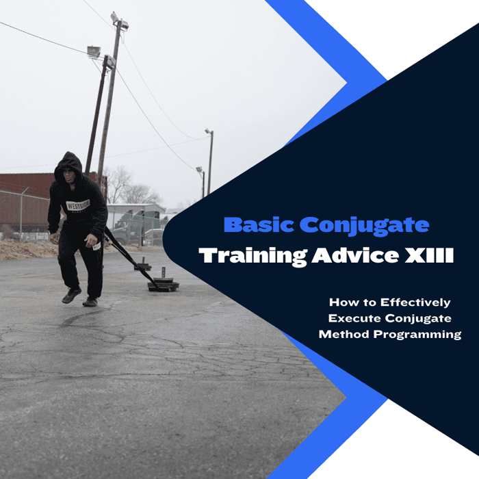 Basic Conjugate Training Advice XIII