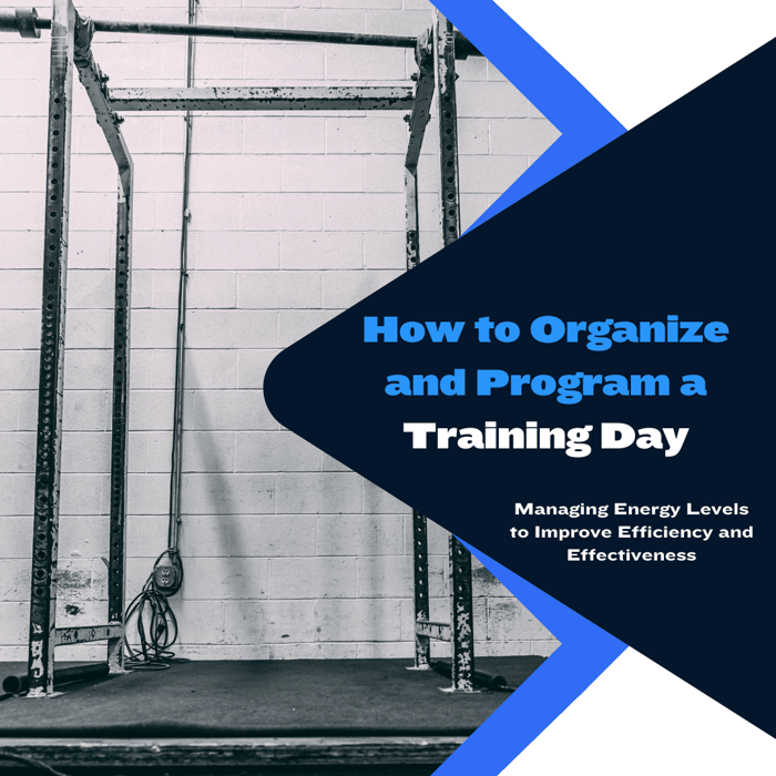 How to Organize and Program a Training Day