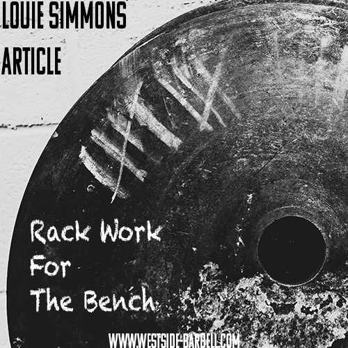 Rack Work for the Bench