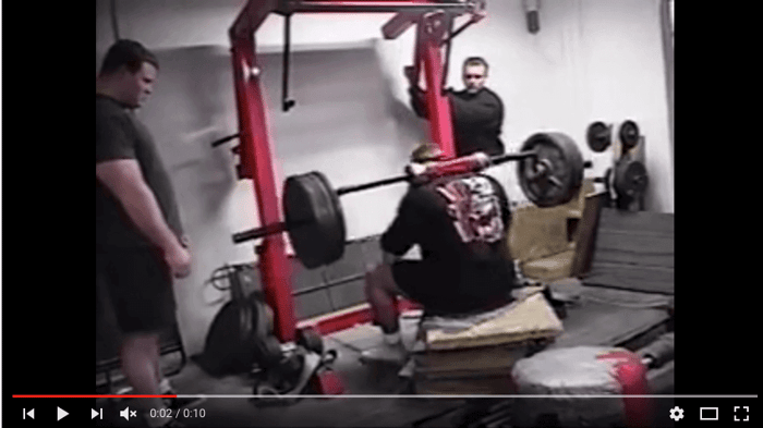 Westside Barbell Old School Low Box With Safety Squat Bar