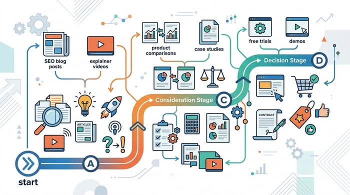 Map Content to the Buyer Journey Across All Stages