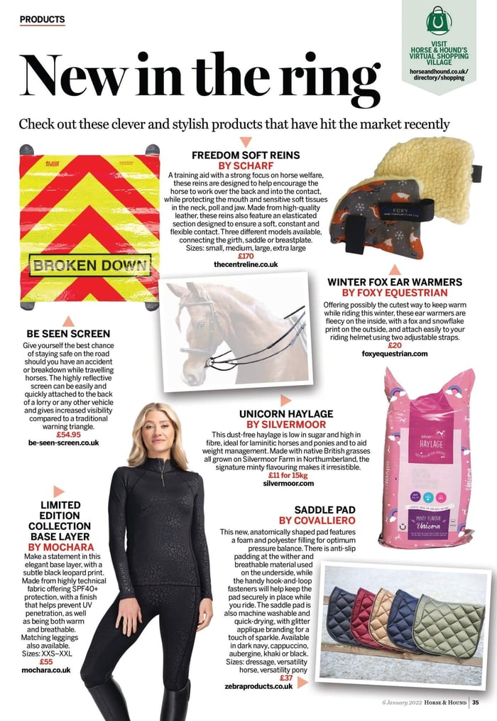 As Seen in Horse & Hound