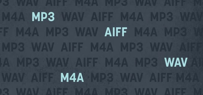 What's the difference between audio file formats?
