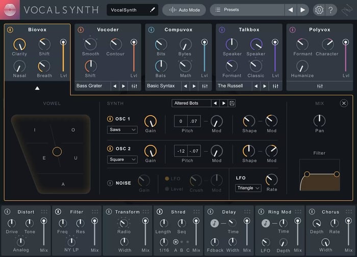 Introducing Inter-plugin Communication in VocalSynth 2