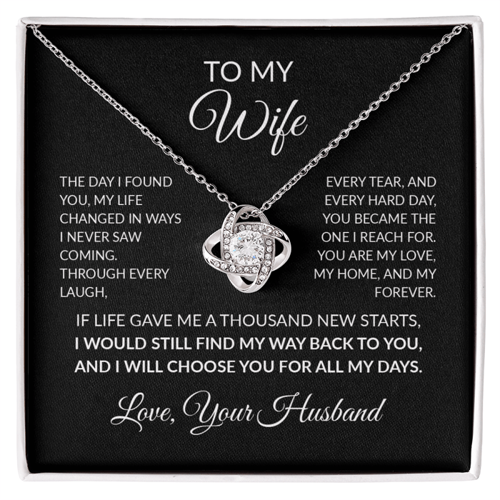 Anniversary Gift for Wife: I Would Still Choose You
