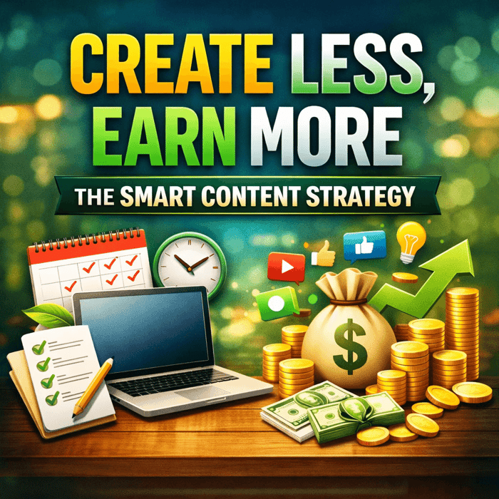 Create Less, Earn More: The Smart Content Strategy