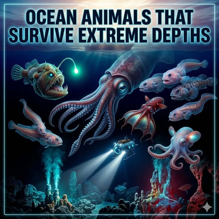 Ocean Animals That Survive Extreme Depths'