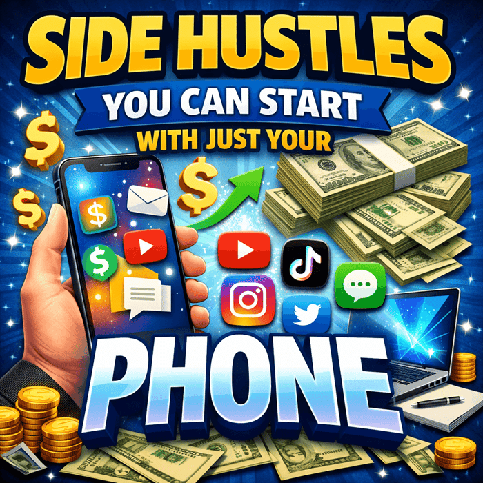 Side Hustles You Can Start With Just Your Phone
