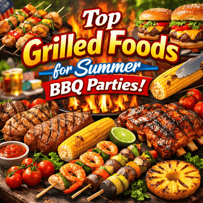Top Grilled Foods for Summer BBQ Parties