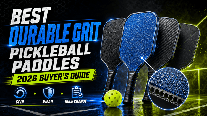 The Best Durable Grit Pickleball Paddles: Which Surfaces Keep Their Spin Longest?