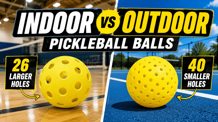 Indoor vs Outdoor Pickleball Balls: Key Differences