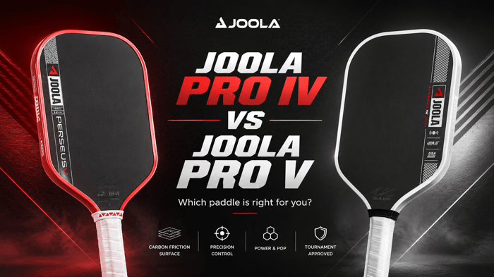 JOOLA Pro IV vs Pro V